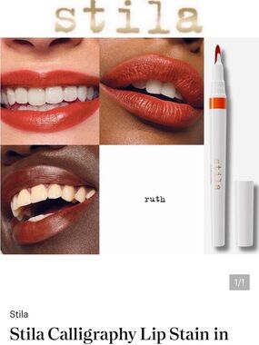 Stila is Calligraphy Lip Stain in Ruth